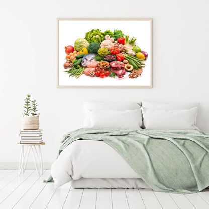 Vegetables Meats & Spices View Home Decor Premium Quality Poster Print Choose Your Sizes