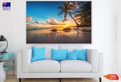 Sea Sunset Scenery Photograph Print 100% Australian Made