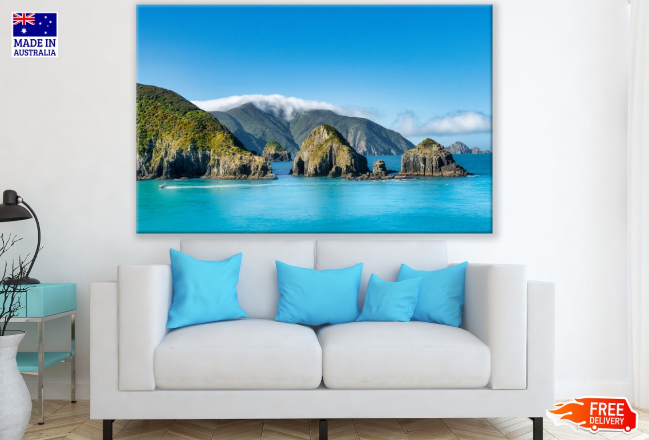 Islands on Sea Photograph Print 100% Australian Made