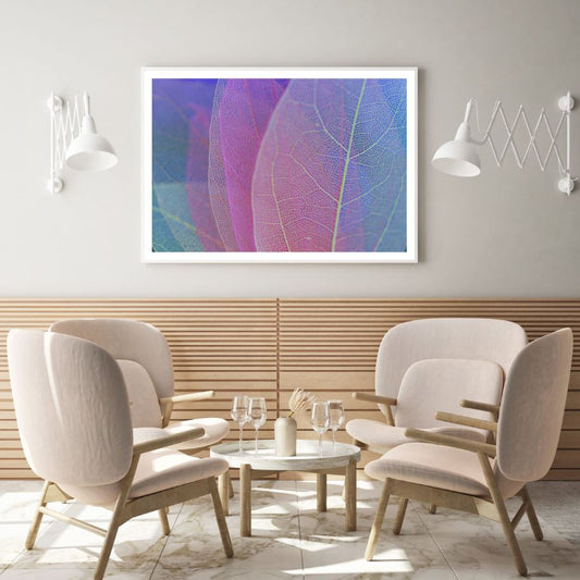Colorful Leaf Macro Photograph Home Decor Premium Quality Poster Print Choose Your Sizes