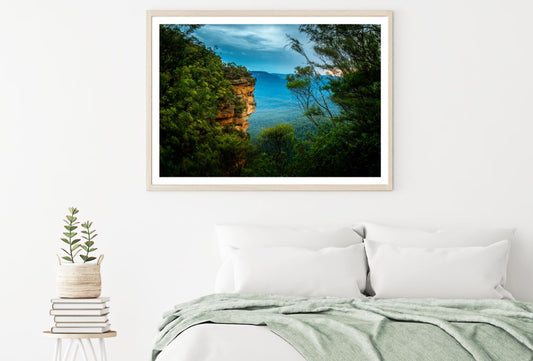 Forest & Mountain Scenery View Home Decor Premium Quality Poster Print Choose Your Sizes