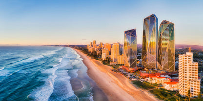 Stunning Sea & City Scenery Photograph Print 100% Australian Made