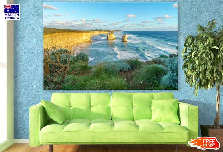 Twelve Apostles at Sunset Scenery Photograph Print 100% Australian Made