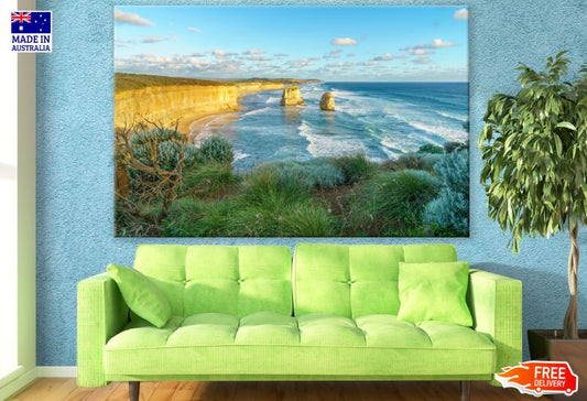 Twelve Apostles at Sunset Scenery Photograph Print 100% Australian Made