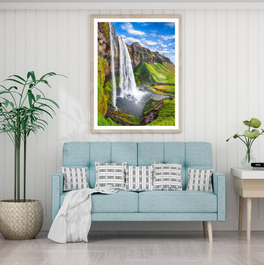 Stunning Waterfall Scenery View Home Decor Premium Quality Poster Print Choose Your Sizes