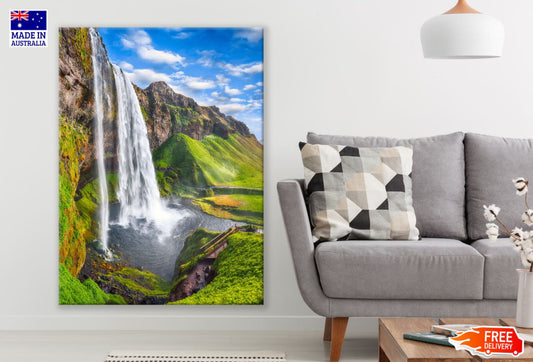 Stunning Waterfall Scenery View Print 100% Australian Made