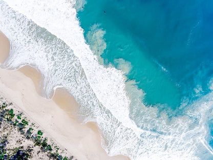 Sea Shore Aerial View Photograph Print 100% Australian Made