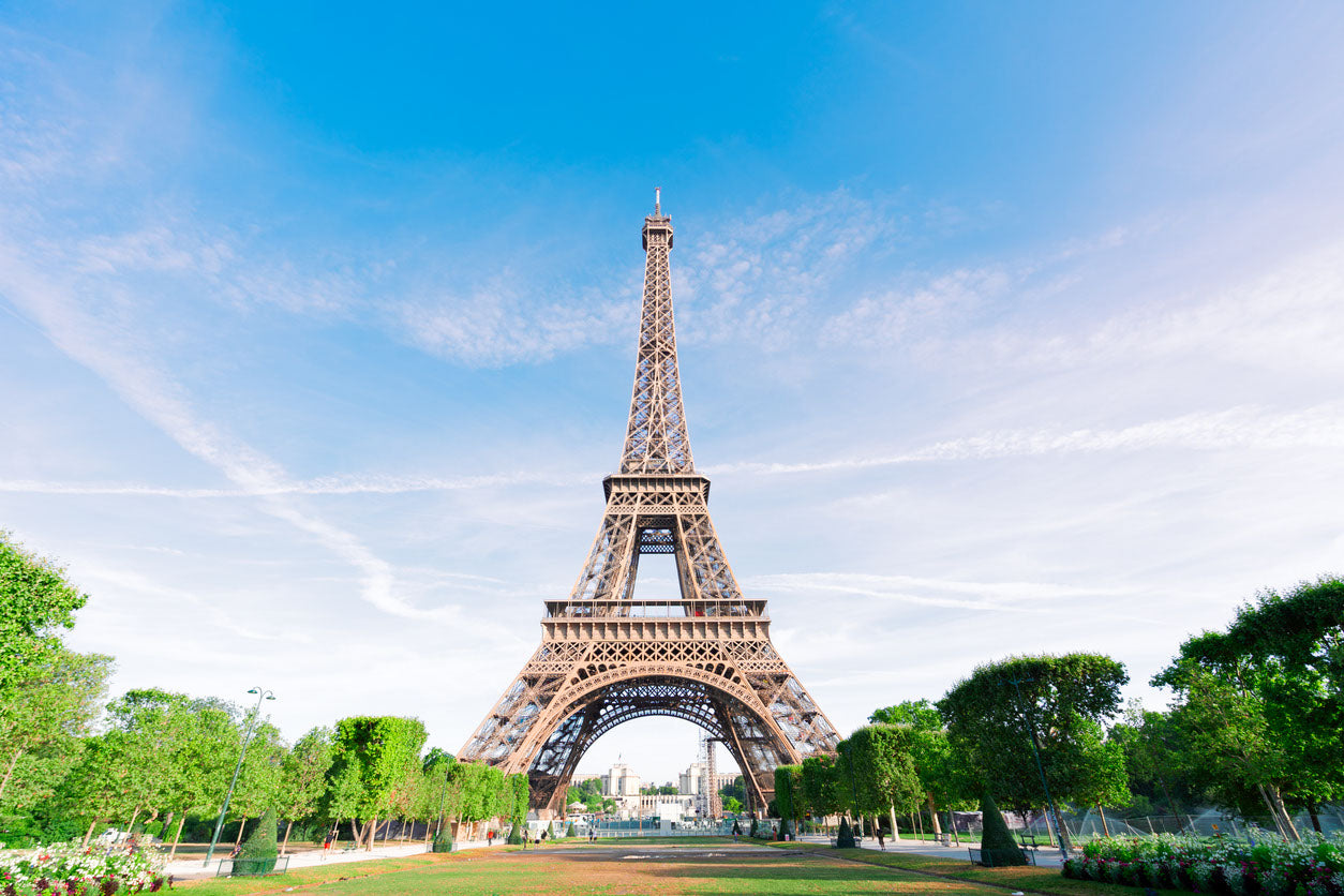 Eiffel Tower & Street Photograph Print 100% Australian Made