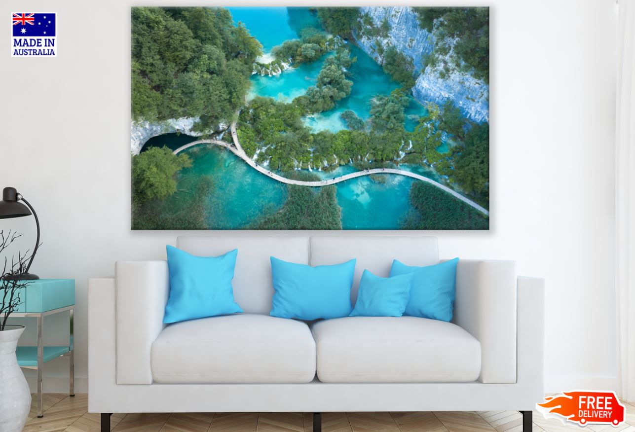 Nature Aerial View Photograph Print 100% Australian Made