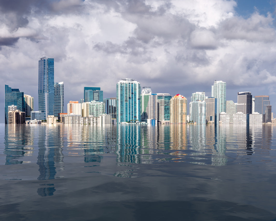 Sea & City Scenery View Print 100% Australian Made