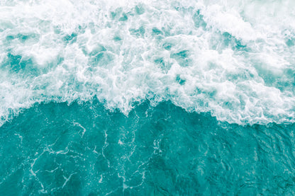 Sea Aerial View Photograph Home Decor Premium Quality Poster Print Choose Your Sizes