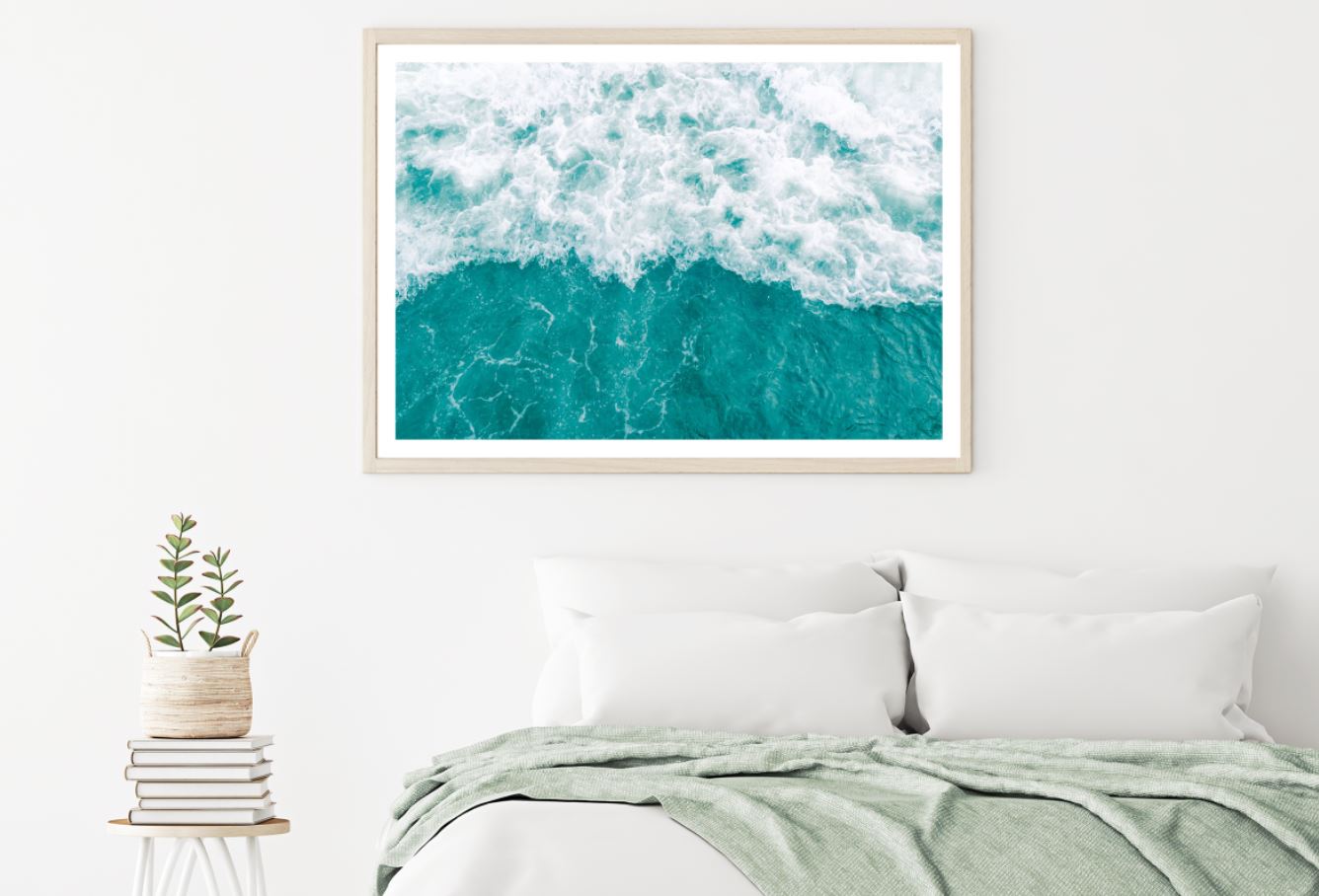 Sea Aerial View Photograph Home Decor Premium Quality Poster Print Choose Your Sizes