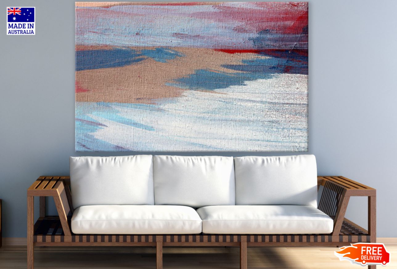 Colorful Abstract Painting Design Print 100% Australian Made