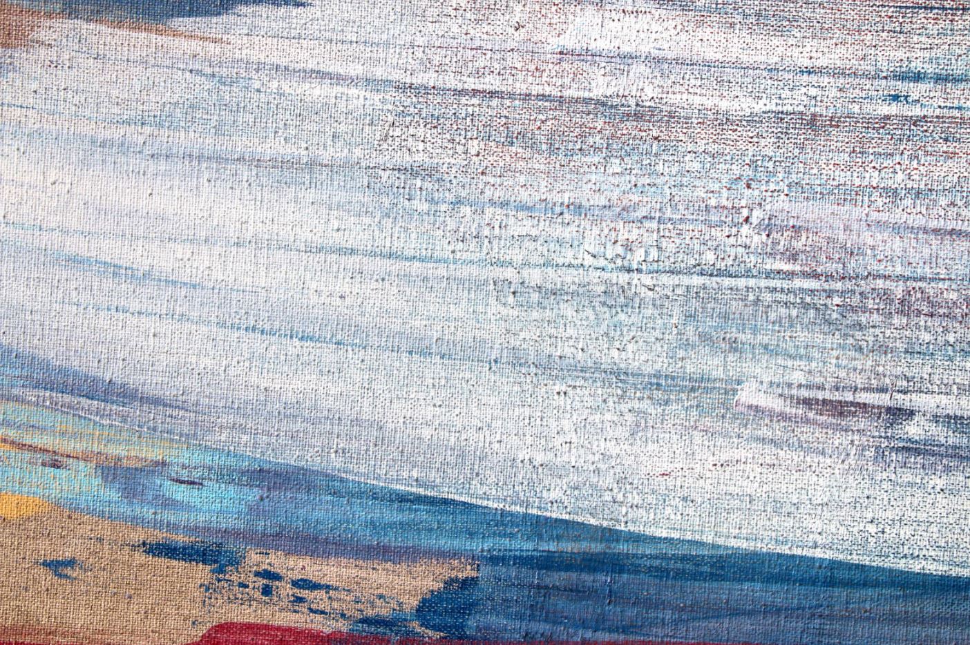 Colorful Abstract Painting Design Print 100% Australian Made