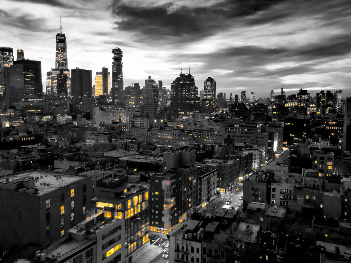 City Sky View Scenery Photograph Home Decor Premium Quality Poster Print Choose Your Sizes
