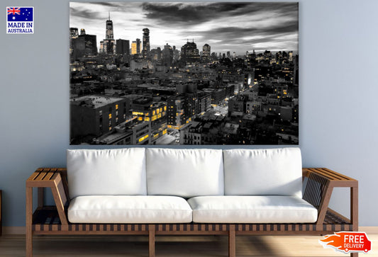 City Sky View Scenery Photograph Print 100% Australian Made