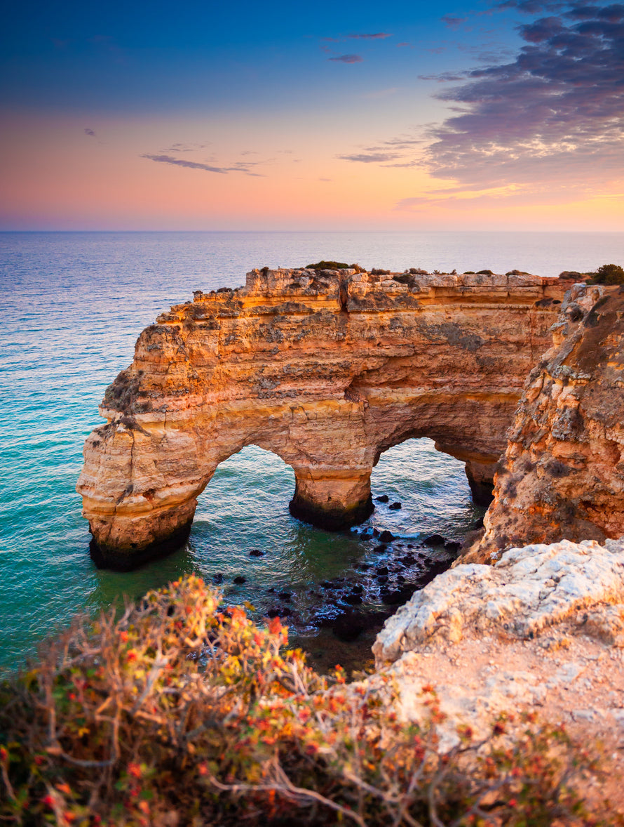 Rock Caves in Sea Photograph Print 100% Australian Made