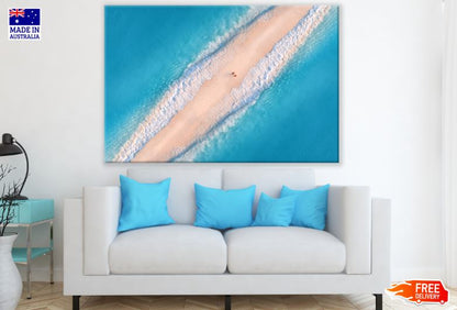 Stunning Sea Aerial View Photograph Print 100% Australian Made