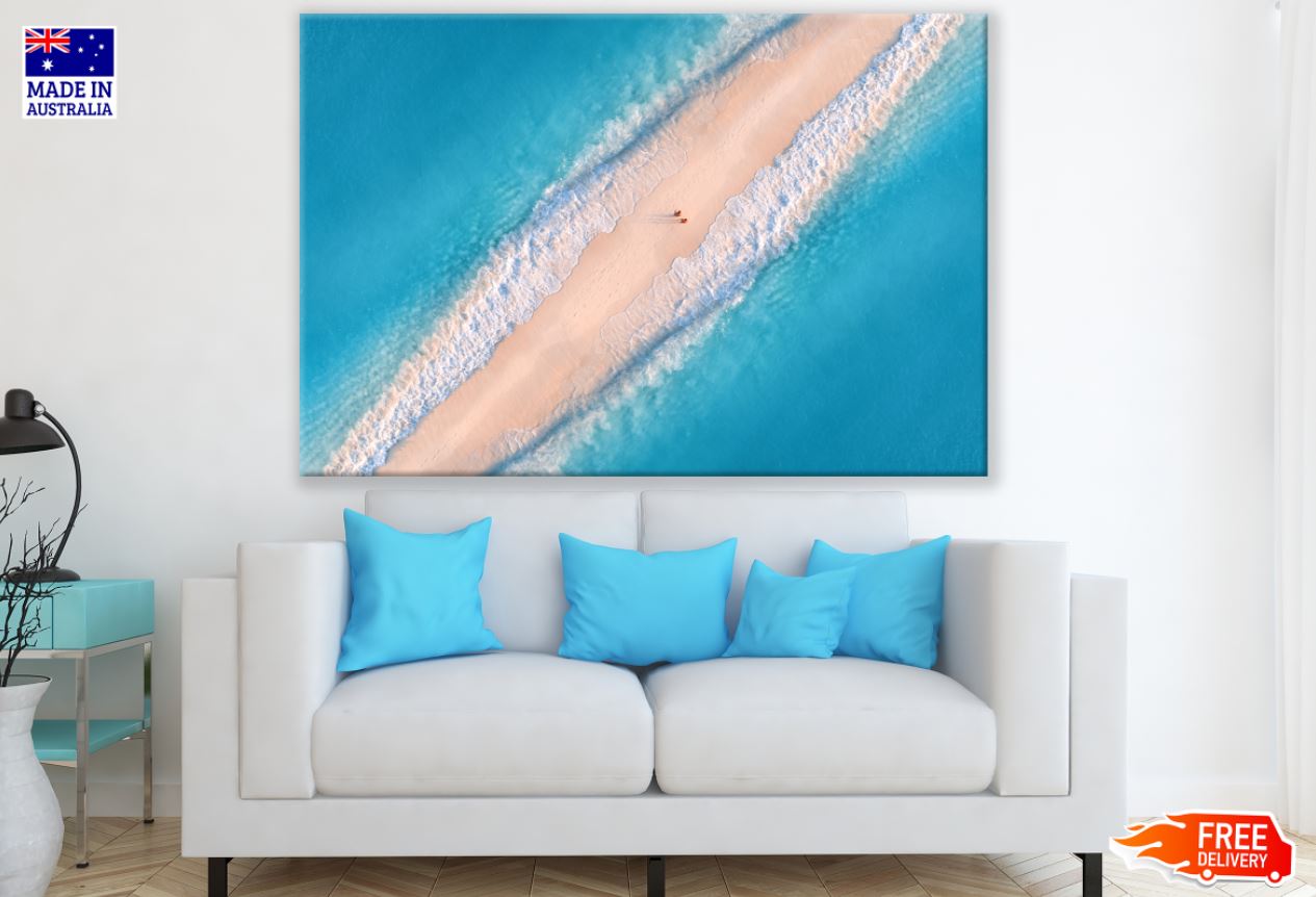 Sea Aerial Scenery Photograph Print 100% Australian Made