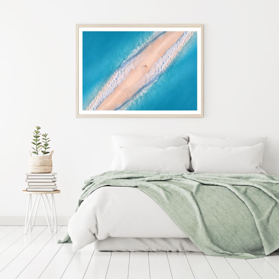 Sea Aerial Scenery Photograph Home Decor Premium Quality Poster Print Choose Your Sizes