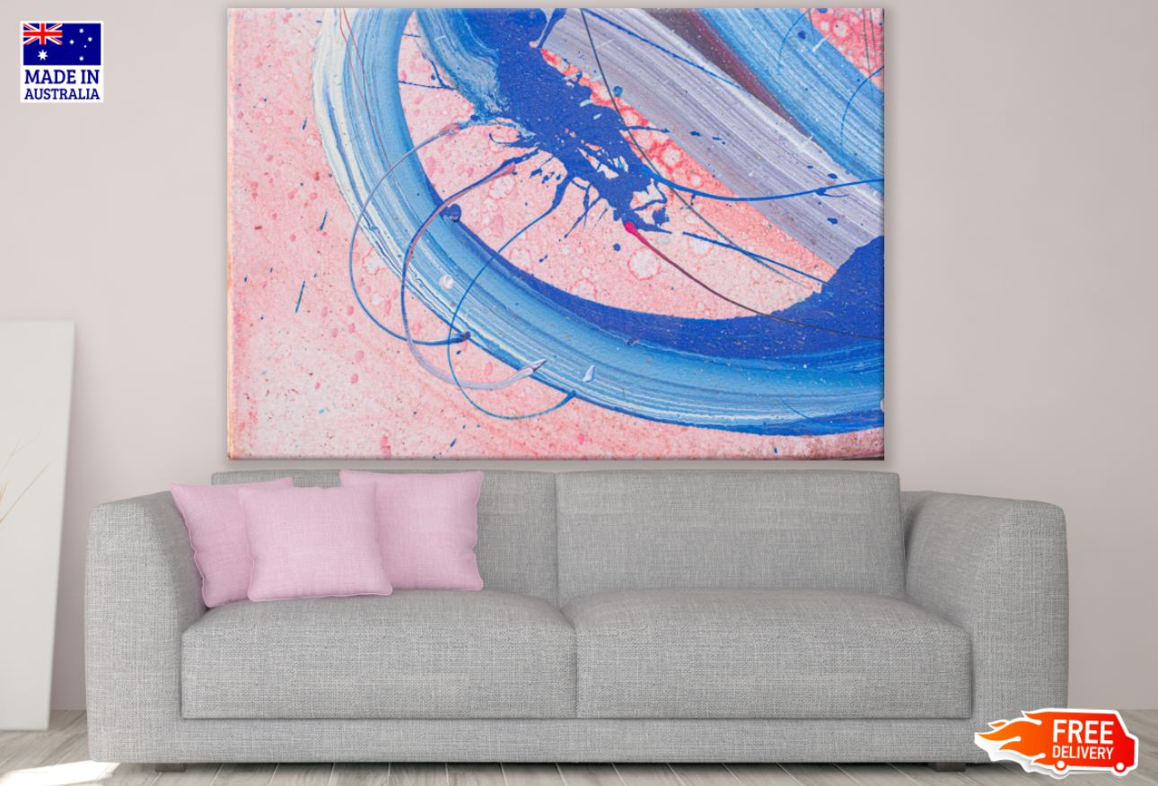 Colorful Abstract Painting Design Print 100% Australian Made
