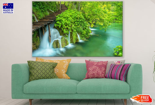 Waterfall Scenery Photograph Print 100% Australian Made
