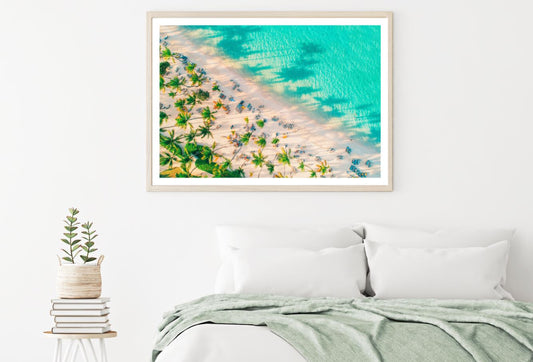 Sea Shore Aerial View Photograph Home Decor Premium Quality Poster Print Choose Your Sizes