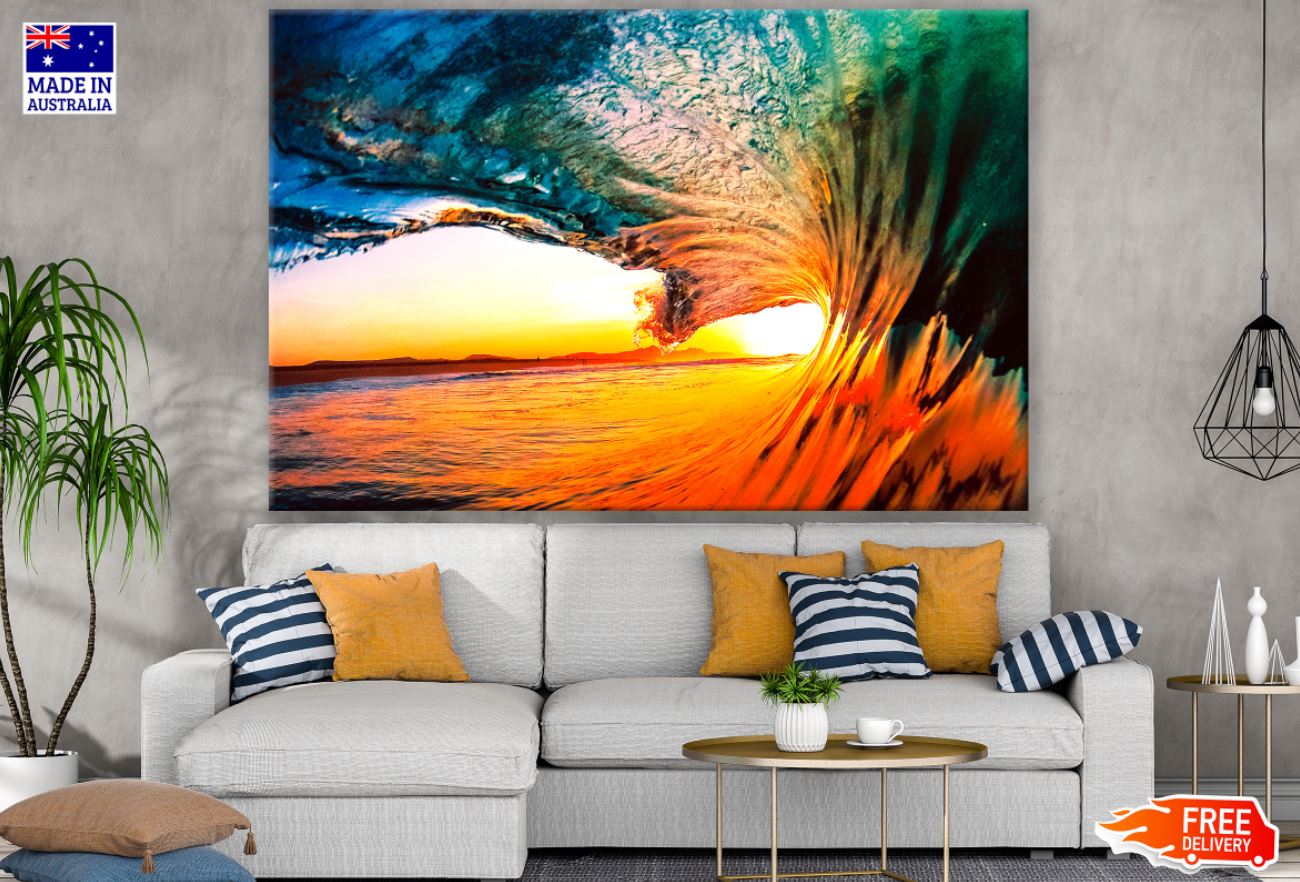 Sea Waves Crashing Photograph Print 100% Australian Made