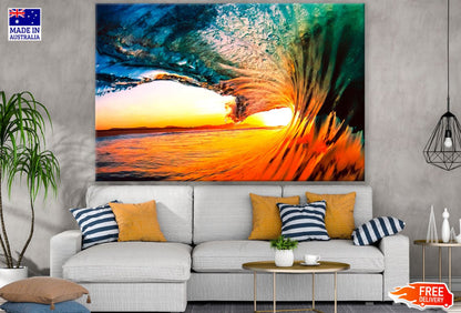 Sea Waves Crashing Photograph Print 100% Australian Made