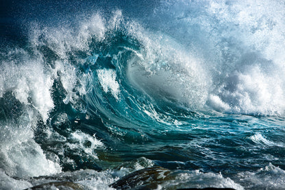 Sea Waves Crashing Photograph Print 100% Australian Made