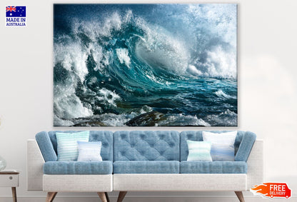 Sea Waves Crashing Photograph Print 100% Australian Made