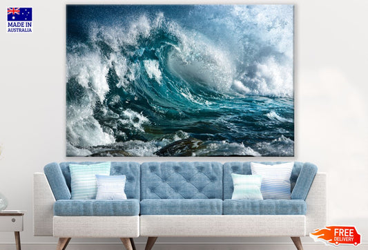 Sea Waves Crashing Photograph Print 100% Australian Made