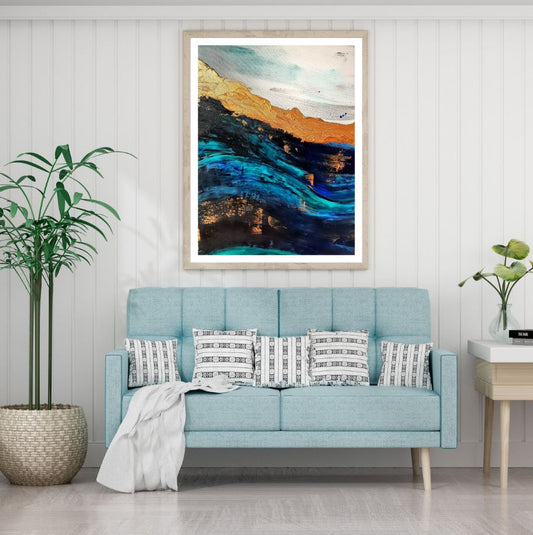 Colorful Abstract Painting Design Home Decor Premium Quality Poster Print Choose Your Sizes