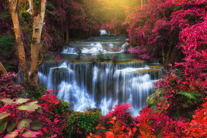 Stunning Waterfall Scenery View Home Decor Premium Quality Poster Print Choose Your Sizes