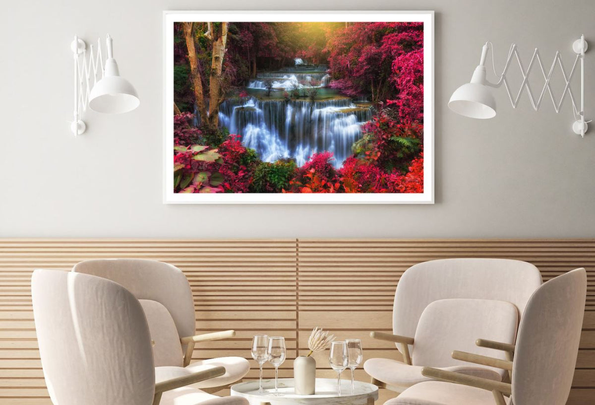 Stunning Waterfall Scenery View Home Decor Premium Quality Poster Print Choose Your Sizes