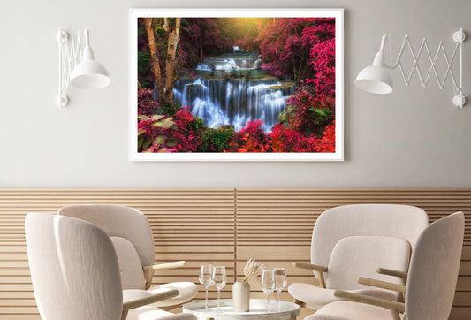 Stunning Waterfall Scenery View Home Decor Premium Quality Poster Print Choose Your Sizes