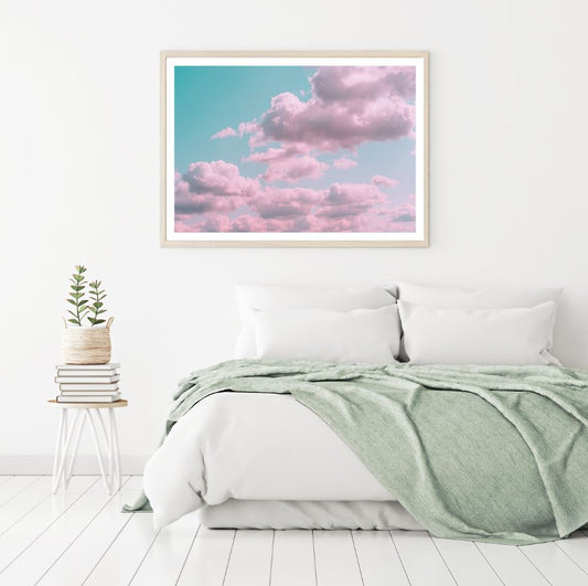 Cloudy Sky View Photograph Home Decor Premium Quality Poster Print Choose Your Sizes