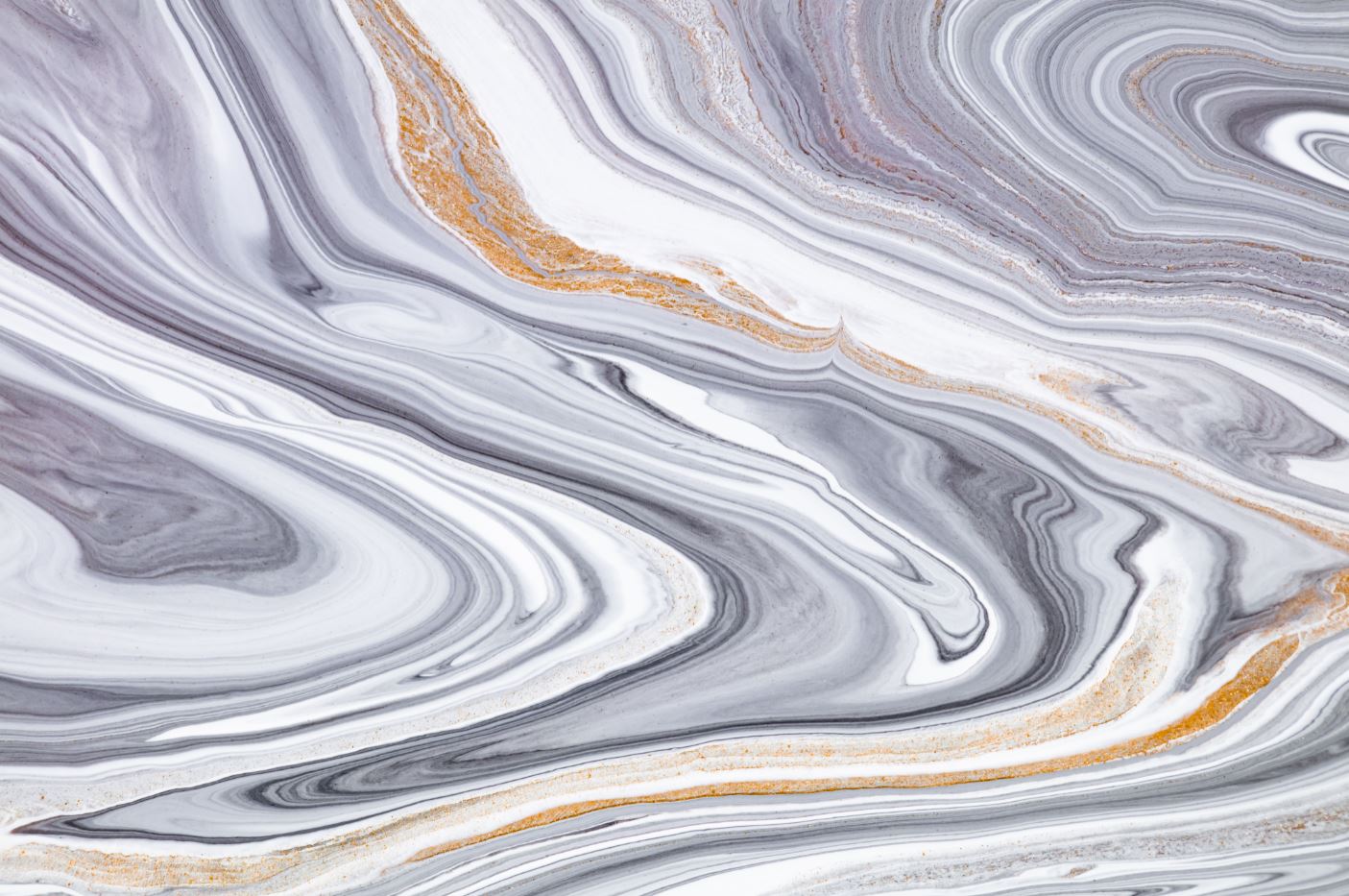 Grey & Gold Abstract Granite Art Print 100% Australian Made