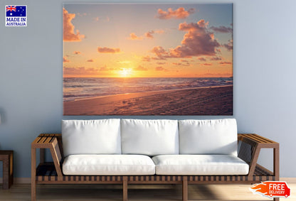 Sea Sunset Scenery Photograph Print 100% Australian Made