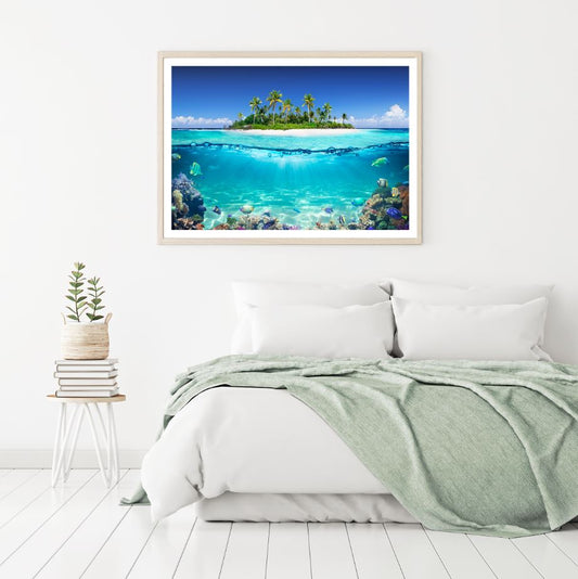 Underwater Fish Life Photograph Home Decor Premium Quality Poster Print Choose Your Sizes