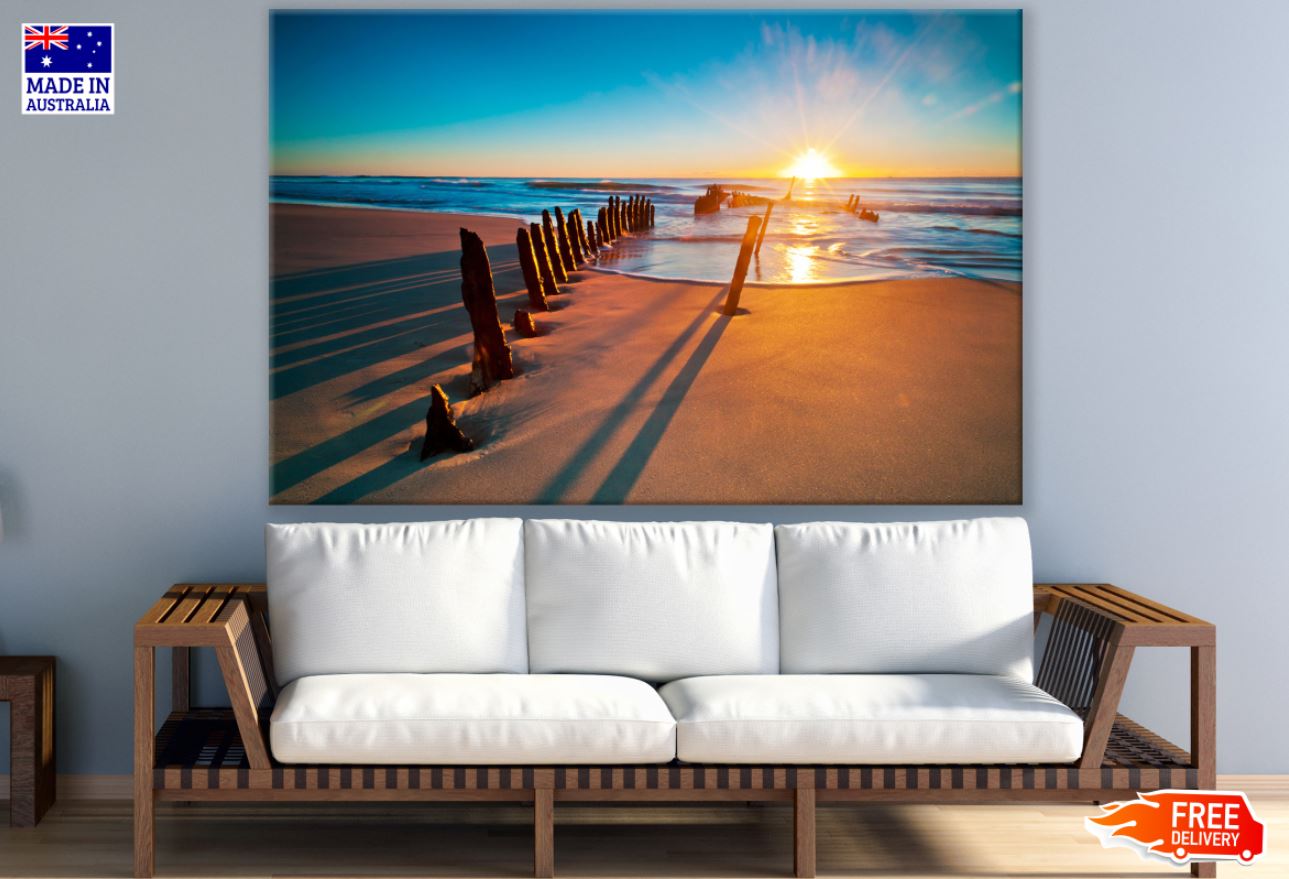 Sea Sunset Scenery Photograph Print 100% Australian Made