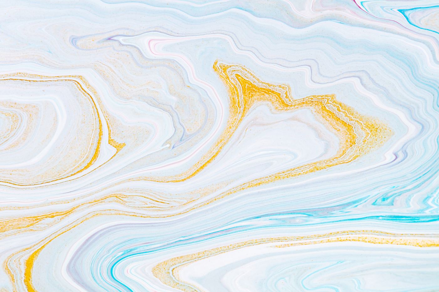 Colorful Golden Abstract Design Print 100% Australian Made