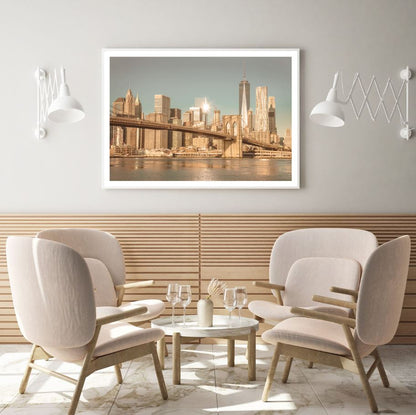 City Scenery Photograph Home Decor Premium Quality Poster Print Choose Your Sizes