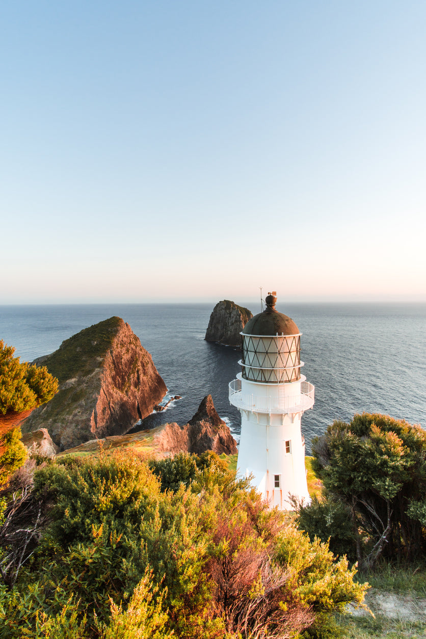 Lighthouse Near Sea Scenery View Print 100% Australian Made