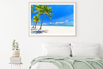 Palm Trees Near Sea Photograph Home Decor Premium Quality Poster Print Choose Your Sizes