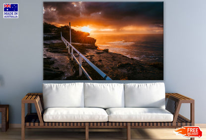 Sea Sunset Scenery Photograph Print 100% Australian Made