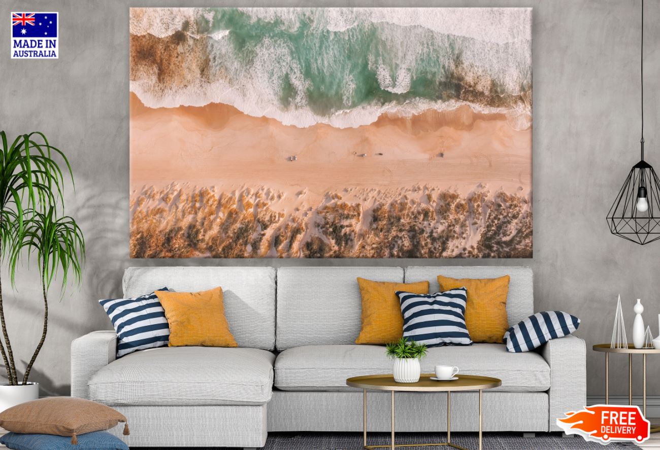 Sea Aerial View Photograph Print 100% Australian Made
