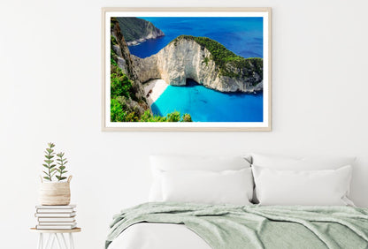 Cliff Rock & Sea Aerial View Home Decor Premium Quality Poster Print Choose Your Sizes