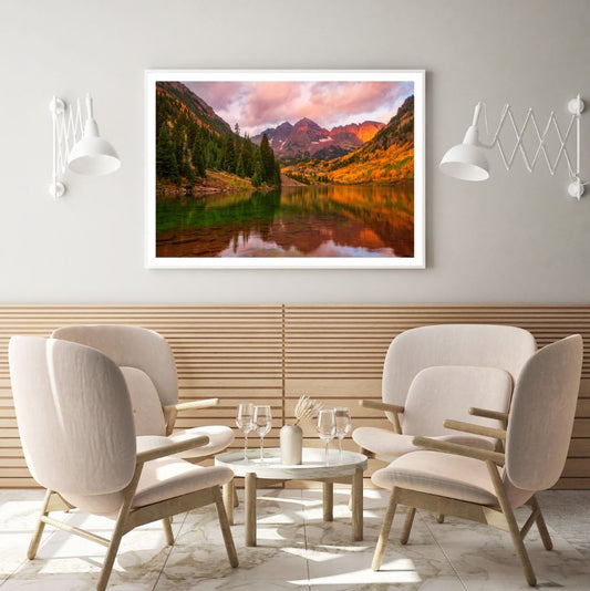 Lake & Forest Scenery Photograph Home Decor Premium Quality Poster Print Choose Your Sizes