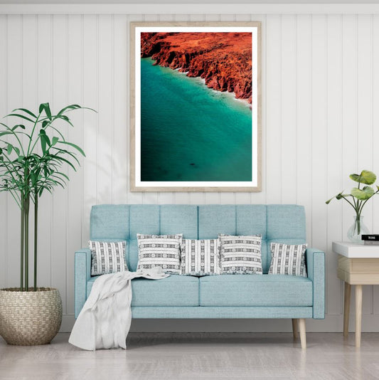 Sea & Cliff Scenery Photograph Home Decor Premium Quality Poster Print Choose Your Sizes